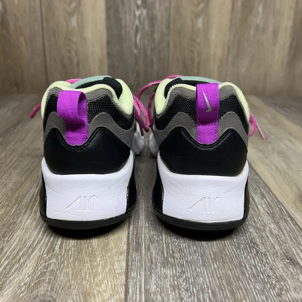 Nike Kids Youth US Size 6 Air Max 200 AT5627-004 Black Gray Pink Sneaker Shoes